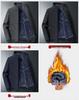 Men's Plus Velvet Thickened Stand Collar Jacket - Warm Autumn & Winter Outerwear for Middle-Aged and Elderly