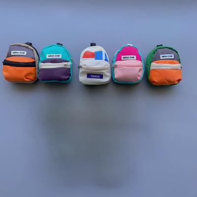 Πολύχρωμο παιδικό πορτοφόλι με φερμουάρ Ακουστικά με κέρματα Kawaii Mini Backpack Αξεσουάρ Τσάντα αποθήκευσης κλειδί Κρεμαστό τηλέφωνο οργάνωσης