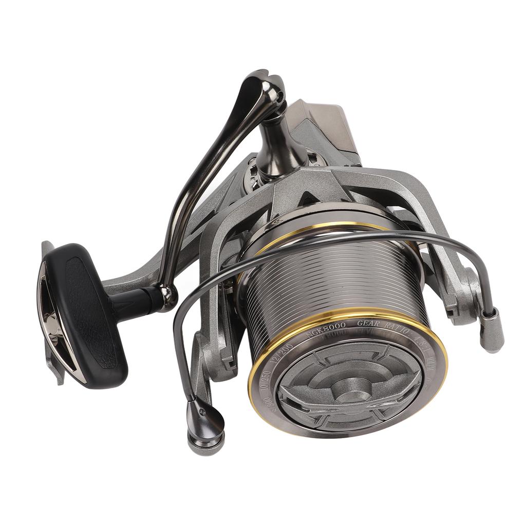 4.8:1 Spinning Fishing Reels Strong Braking Force All Metal Long Throw Fishing Line WheelNGK8000