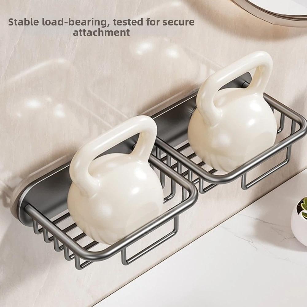 Detachable Soap Storage Rack Self Adhesive Drainage Soap Holder  Laundry Room
