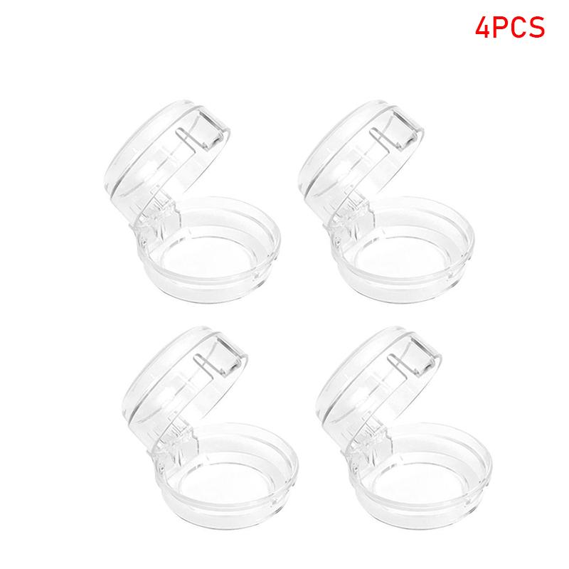 2Pcs Dustproof Clear Stove Knob Protector Durable Gas Oven Stove Knob Guard for Home Kitchen Daily Use Child Safety