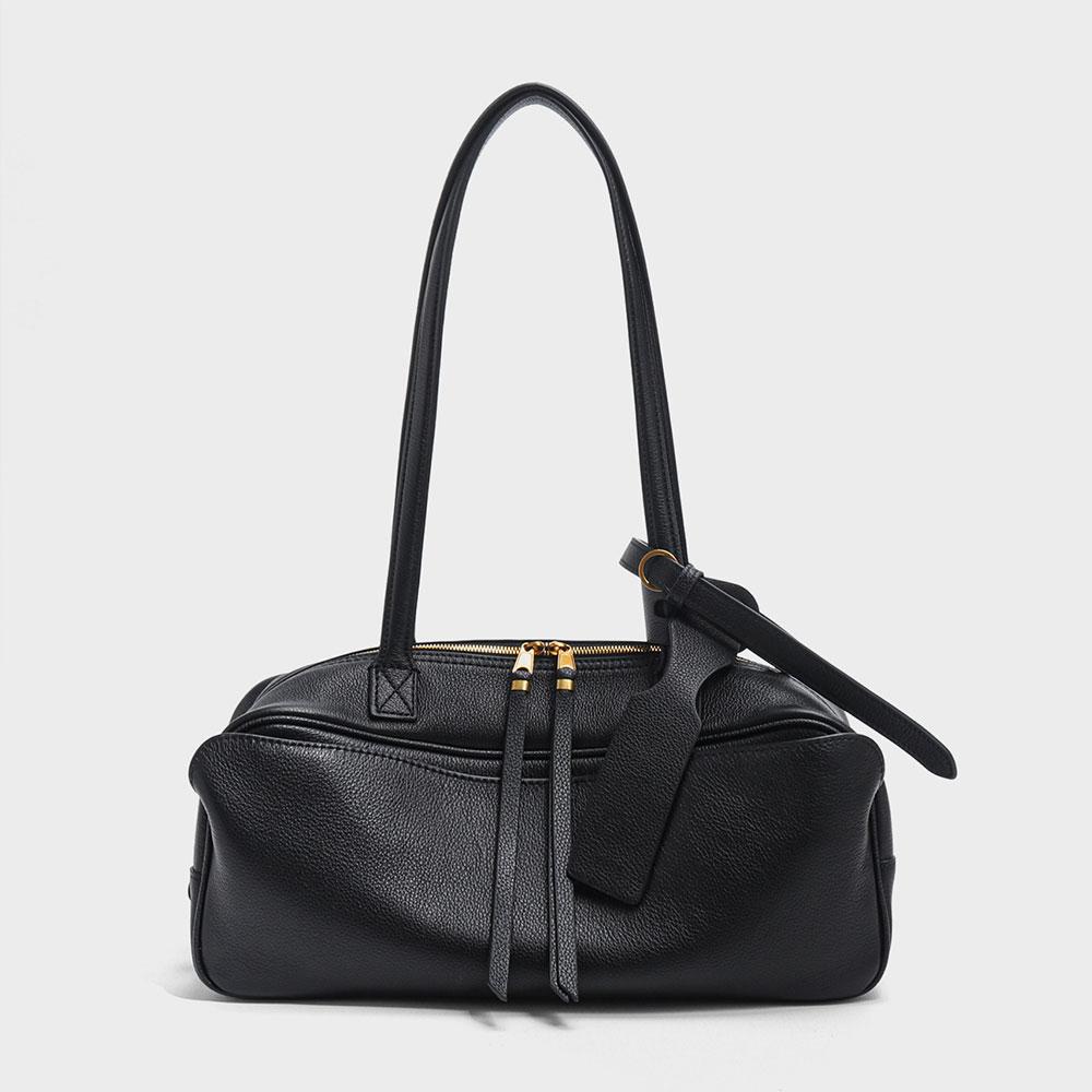 

Genuine Leather Women s Bag Luxury Designer High Quality Shoulder Bag Fashi Soft Cow Leather Rectangular Bags Female Handbags чёрный