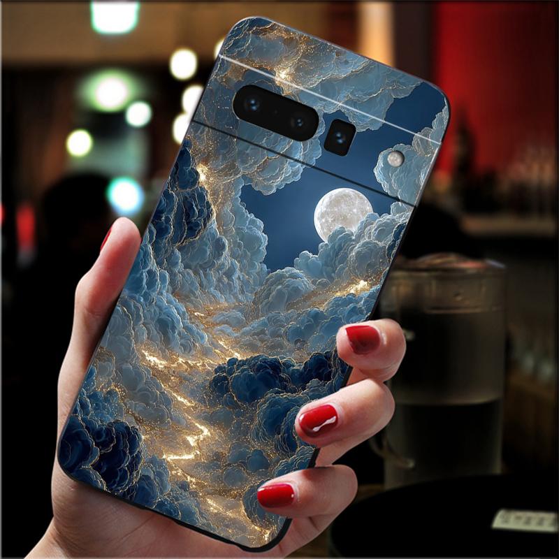 

Clound Moon Star Night Carcasa Funda Phone Case For Google Pixel 10 9 Pro XL 9A 8 7 6 Pro Pixel 8A 7A 6A Pixel 8 7 6 5 Case Google Pixel 10