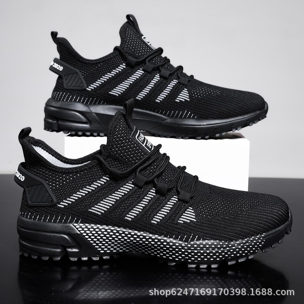 Spring men's outdoor sports jogging shoes fashion lightweight breathable marathon running shoes