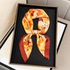 New Floral Print Silk Square Scarf for Women Neck Ties Suitable for All Seasons Decorate Headscarf Lady Hijab Female Neckerchief