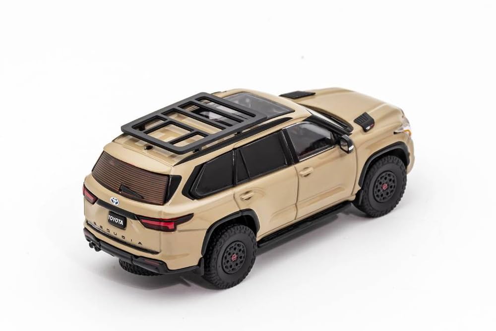 Gaincorp Products 1/64 Toyota Sequoia TRD PRO - (LHD) - Matt Yellow Finished Product