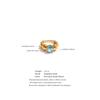 Eetit Blue Shiny Cubic Zirconia Casting Ring Fashion 316 Stainless Steel High Quality Charm Finger Jewelry Accessory