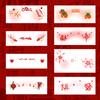 Creative Face Sticker New Year'S Eve Party Makeup Tattoo Sticker Children'S Cute Face Sticker Tattoo Sticker