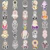 50 Dreamcatcher Waterproof Graffiti Stickers for Suitcases, Scooters, Computers, and Tablets