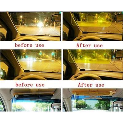 Auto päikesevisir pimestamisvastane UV-blokeerija, allaklapitav, selge ja selge vaatega päikesevari