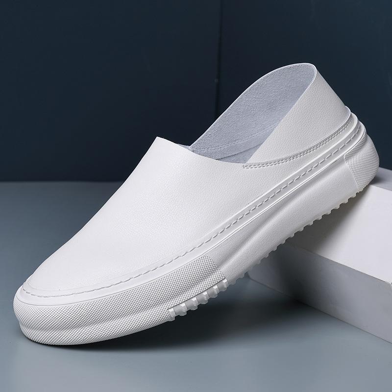 Мода 2024 Весна Осень Кожаные Лоферы Мужская Мода Повседневная Новая Дизайнерская Обувь — фото 6