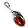 Les Trésors De Lily [J5658] - Amber 'Inspiration' Silver Pendant