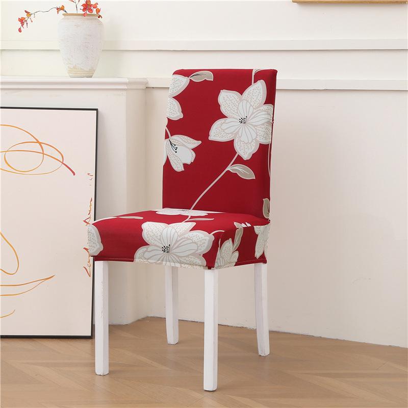 Chair Cover Elastic Chair Cover Printed Hotel Household Universal In All Seasons