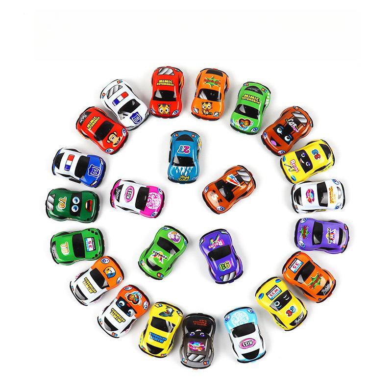 

Alloy Pull-Back Mini Car Toy for Kids - Candy Model Simulation Car