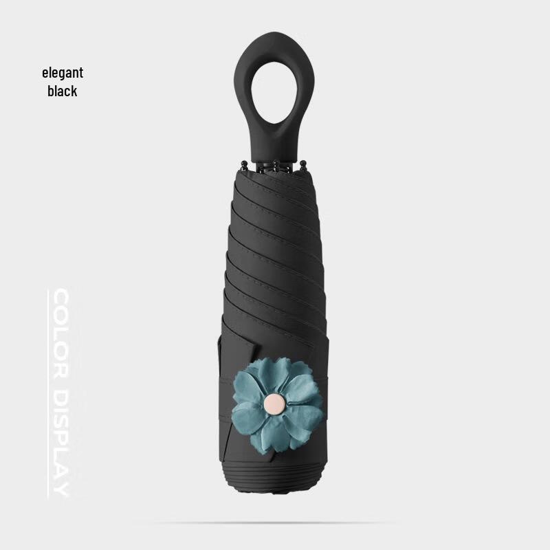 Flower Ring Mini UV Protection 5-Fold Sun Rain Umbrella