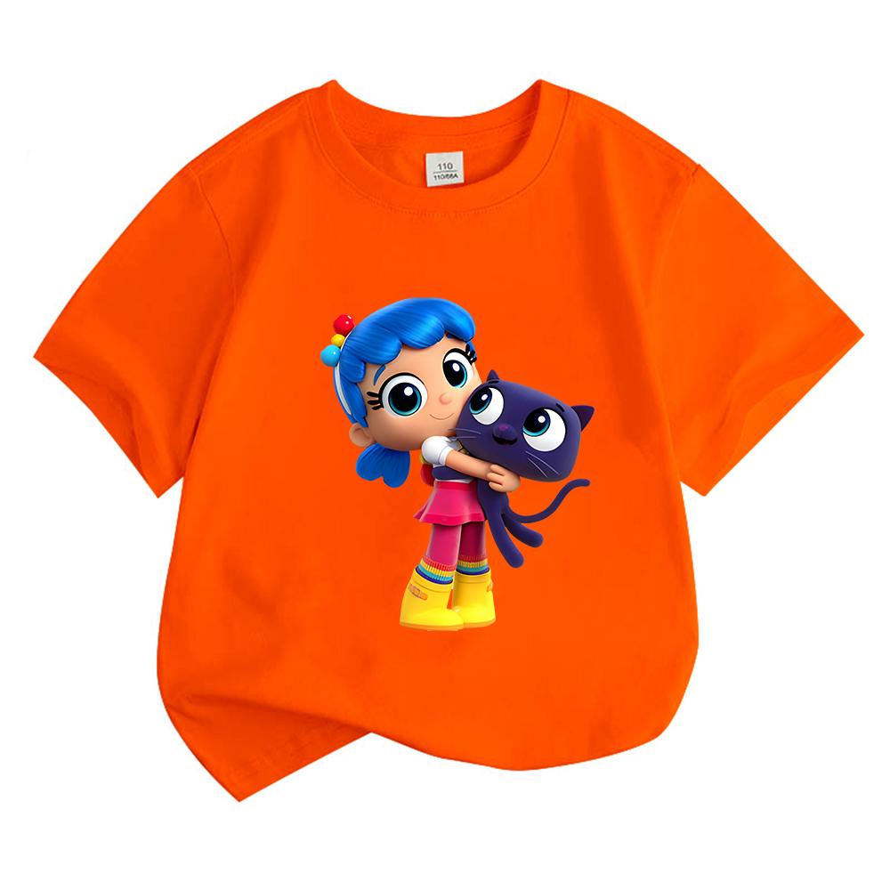 True and The Rainbow Kingdom Cartoon Print Kids Tshirt Casual Kawaii Boys Girls Tee-shirt Funny Graphic Cotton Short Sleeve Tees