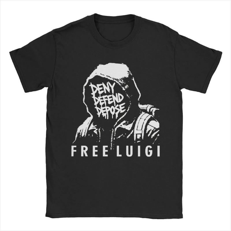 Św. Koszulka Luigiego dla Mężczyzn United Healthcare Unitedhealthcare Czysta Bawełna T-Shirty Odzież T-Shirty Plus Size męskie