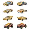 Hot Wheels Monster Truck Bigfoot Trophy Champion Collection Includes 5 Monster Trucks and 6 Miniature Cars Vehicles Ages 3 and Gold Set (11 Total).