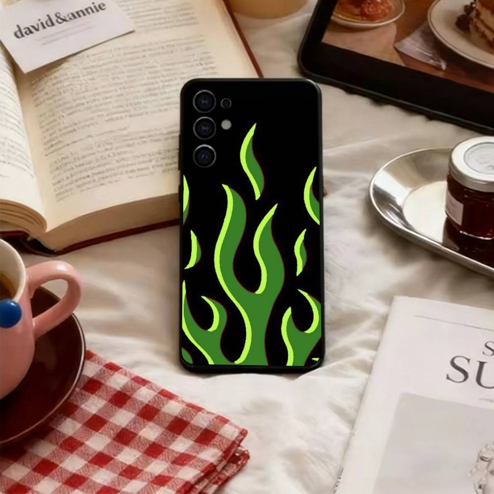 

Fire Phone Case For Samsung S25,S24,S21,S22,S23,S30,Ultra,S20,Plus,Fe,Soft Silicone Black Cover Samsung S21 s305G