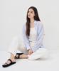 Laneonkyulleoseu Denim-Like Wide Pants_White