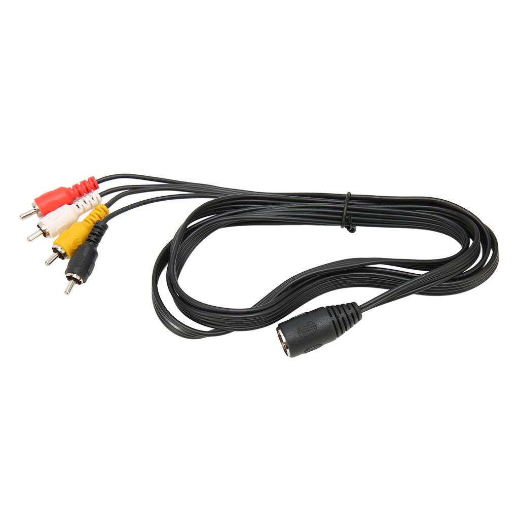5 Pin DIN to 4 RCA Cable Female to Male Plug and Play Sound Adapter Cord for CD Amplifier Speaker 4.9ft