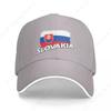 Slovakia Flag Baseball Cap Anime Fashionable Unisexs Womens