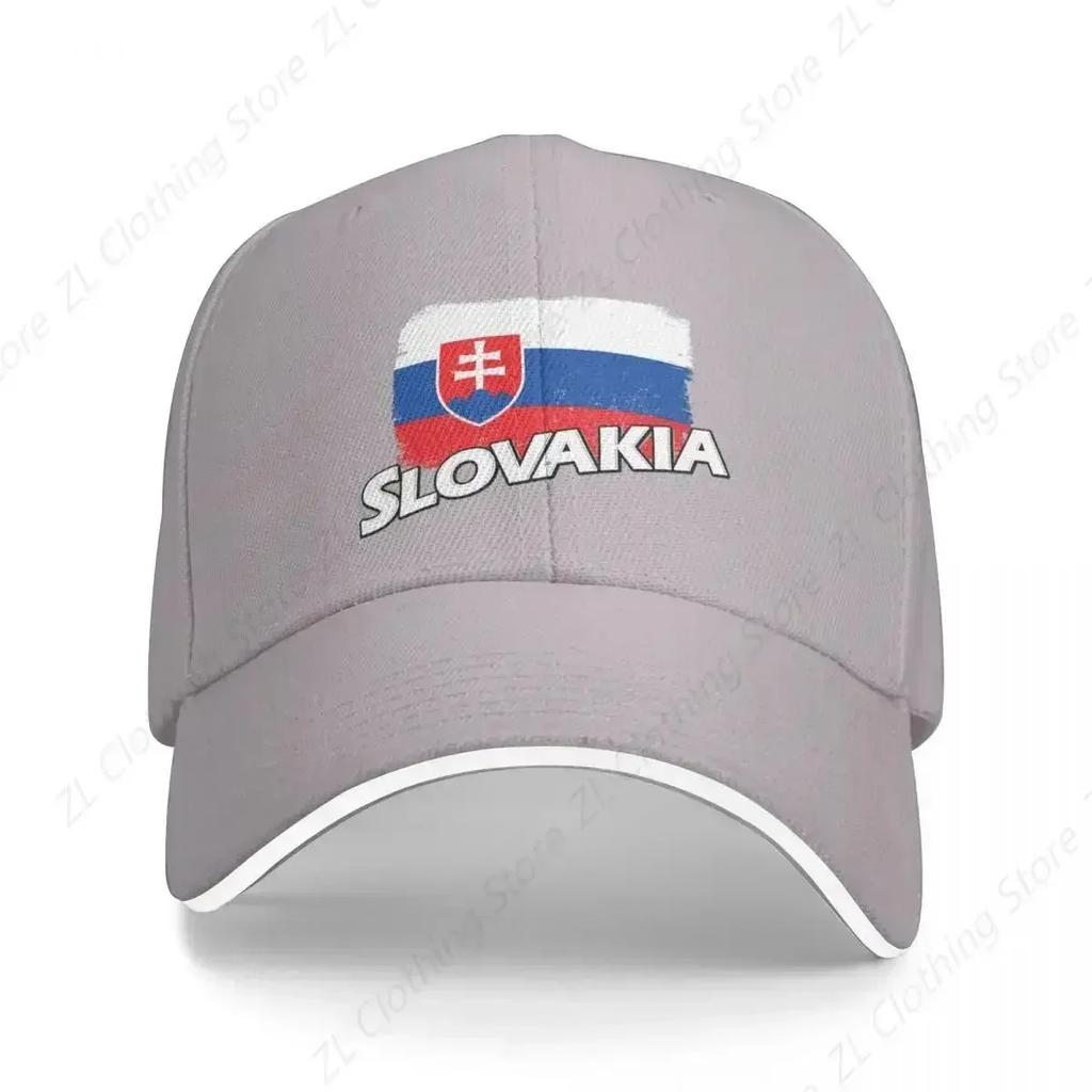 Slovakia Flag Baseball Cap Anime Fashionable Unisexs Womens