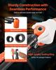 Knockout Punch Set, 98.07 kN Hydraulic Knockout Set, 12.7 To 50.8mm KO Tool Kit Hole Making Tool, KO Tools Kit W/6 Dies for Metal Electrical Cabinets,