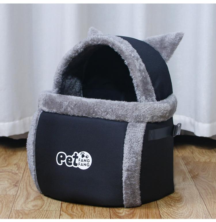 Plecak typu sling do noszenia zwierząt na przodzie - Oddychająca siateczka o dużej pojemności, Torba do noszenia na klatce piersiowej dla kotów i małych psów, Bez użycia rąk