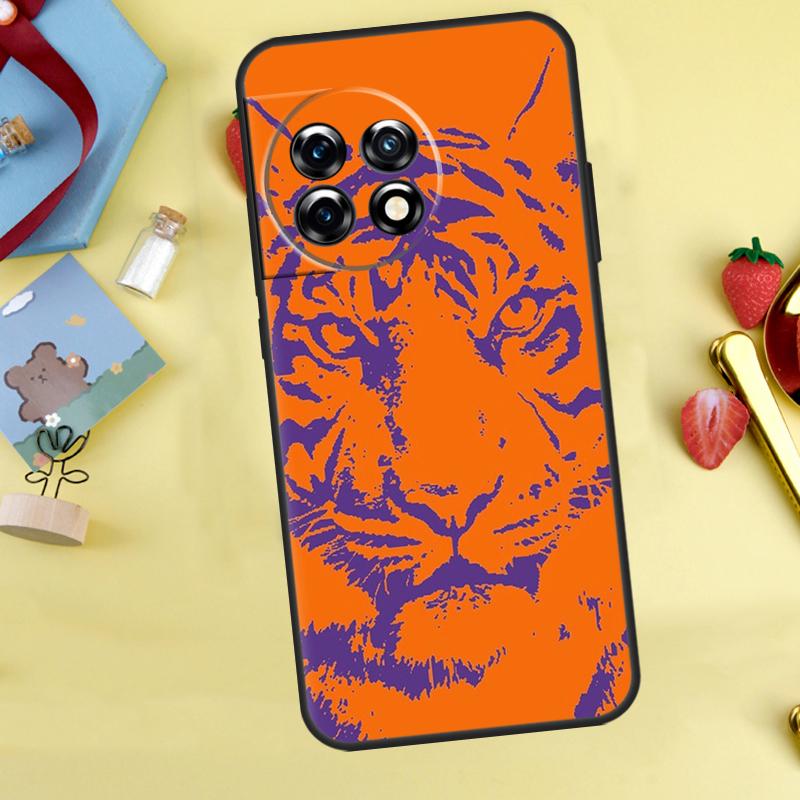 Animal Tiger Art Case For OnePlus 13T 13R 12 12R 15 13 11 10 10T 8T Nord 5 CE 2 3 4 Lite Nord N20 N30 Cover