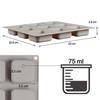 Molde de Silicone Quadrado de Nove Cavidades