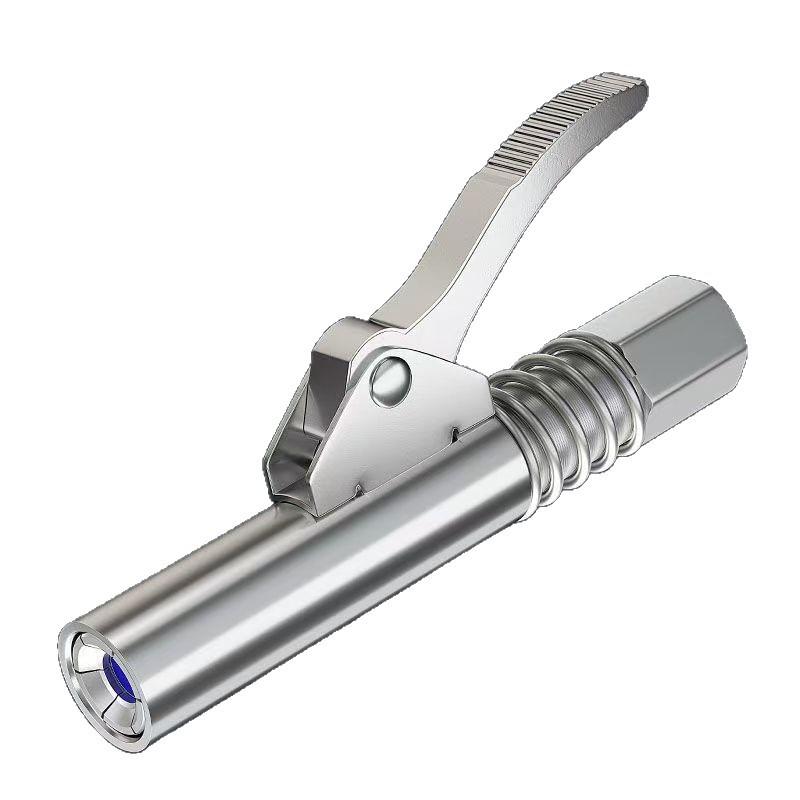 10000Psi Grease Nozzle Universal M6/M8/M10/M12/M14 Locking Clamp Type Double Handle Locking Clamp Grease Auto Parts