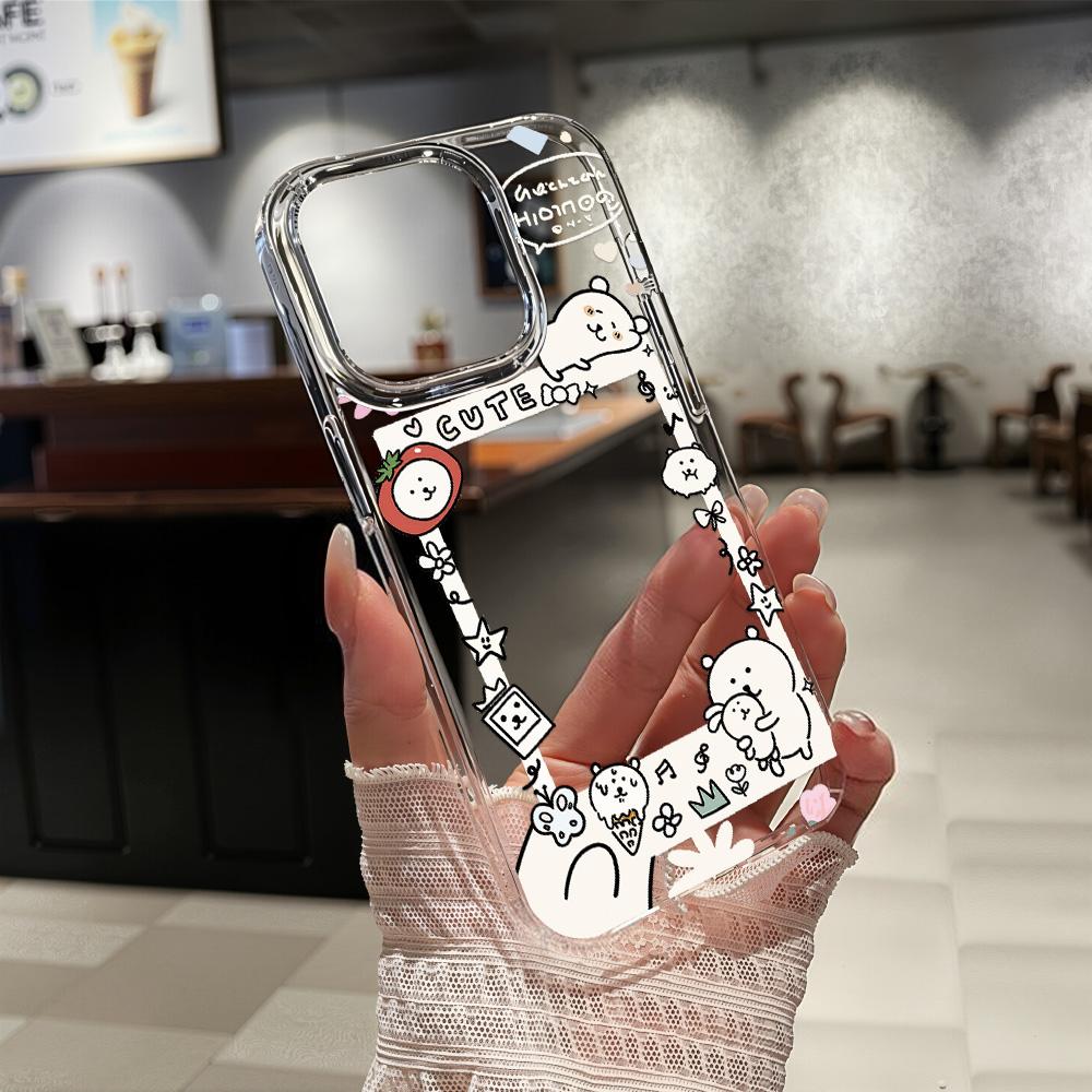 Acrylic Phone Case for iPhone 11 12 13 14 Pro 12 14 16 Pro Max for Samsung A16 A36 A56 S24 FE High-quality Painted Anti-fall Mobile Phone Case