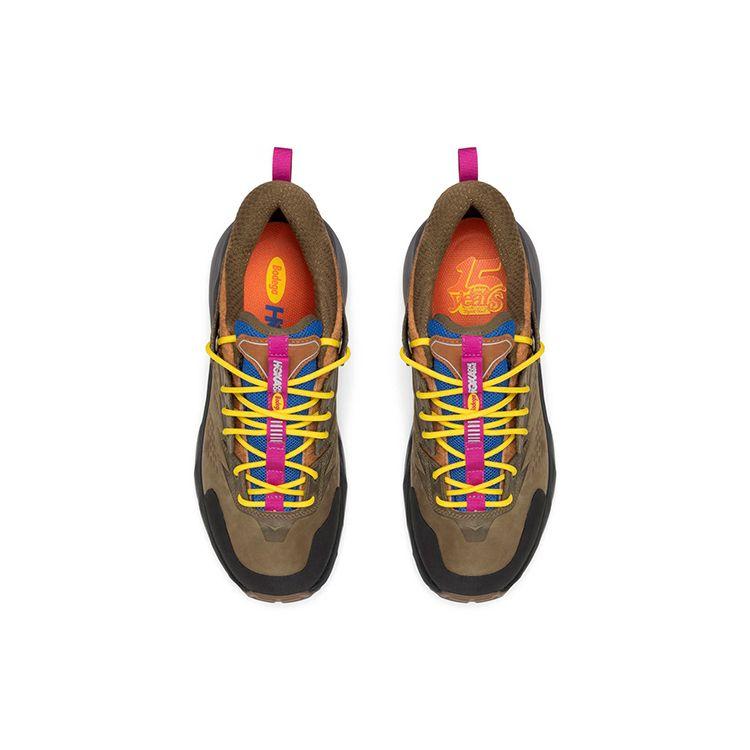 Bodega x HOKA Kaha Low GTX Martini Olive Mandel Unisex Sneaker Grün 1129077-MOAL