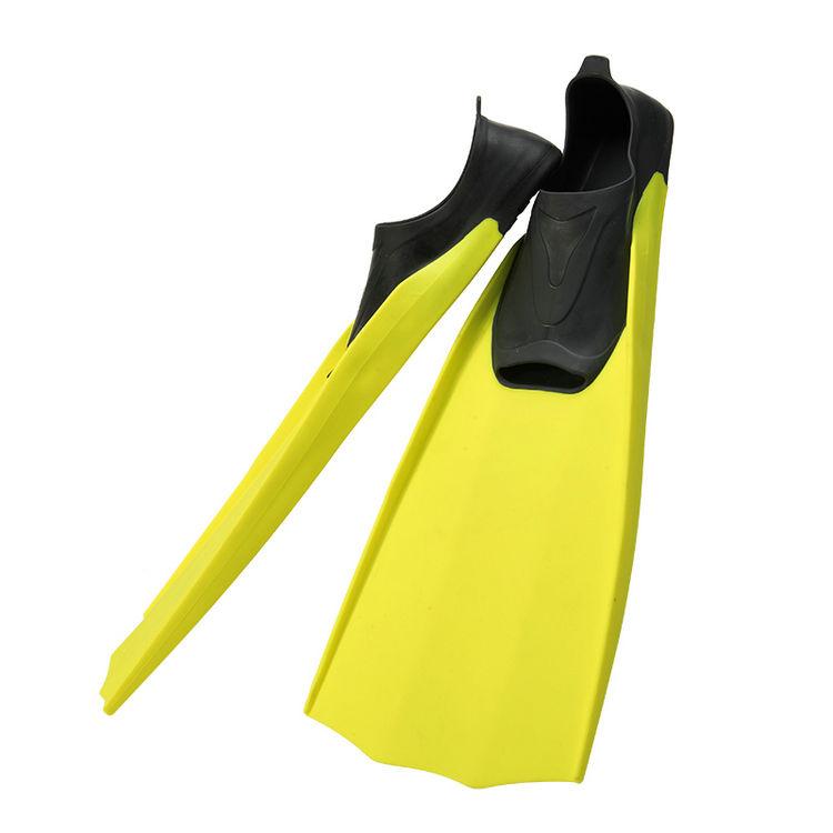 Professional Adult Underwater Swimming Diving Training Snorkeling Freediving Footpocket Floating Fins Foldable High Density S зелёный