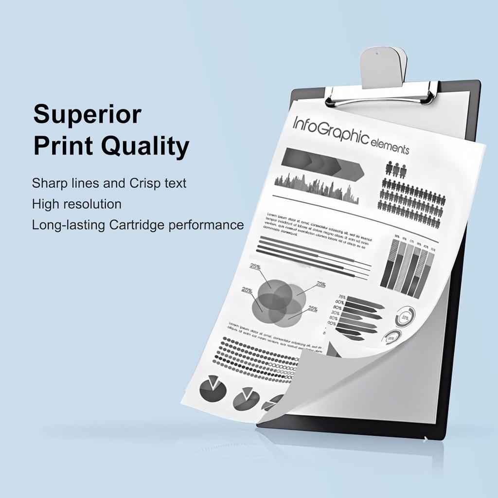 TN760 High Yield Toner Cartridge Replacement for Brother TN 760 TN730 TN-730 for HL-L2350DW HL-L2390DW HL-L2370DW MFC-L2750DW MFC-L2730DW DCP-L2550DW