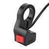Electric Bike Ebike Scooter Handlebar Mounted Universal On Off Rocker Switch For Head Lamp