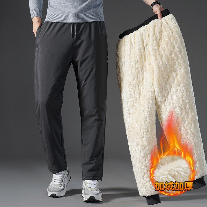 Skiing with Plush and Thick Insulation Equipment, Men's and Women's Windproof and Waterproof Assault Pants, Mountain Climbing Cotton Pants