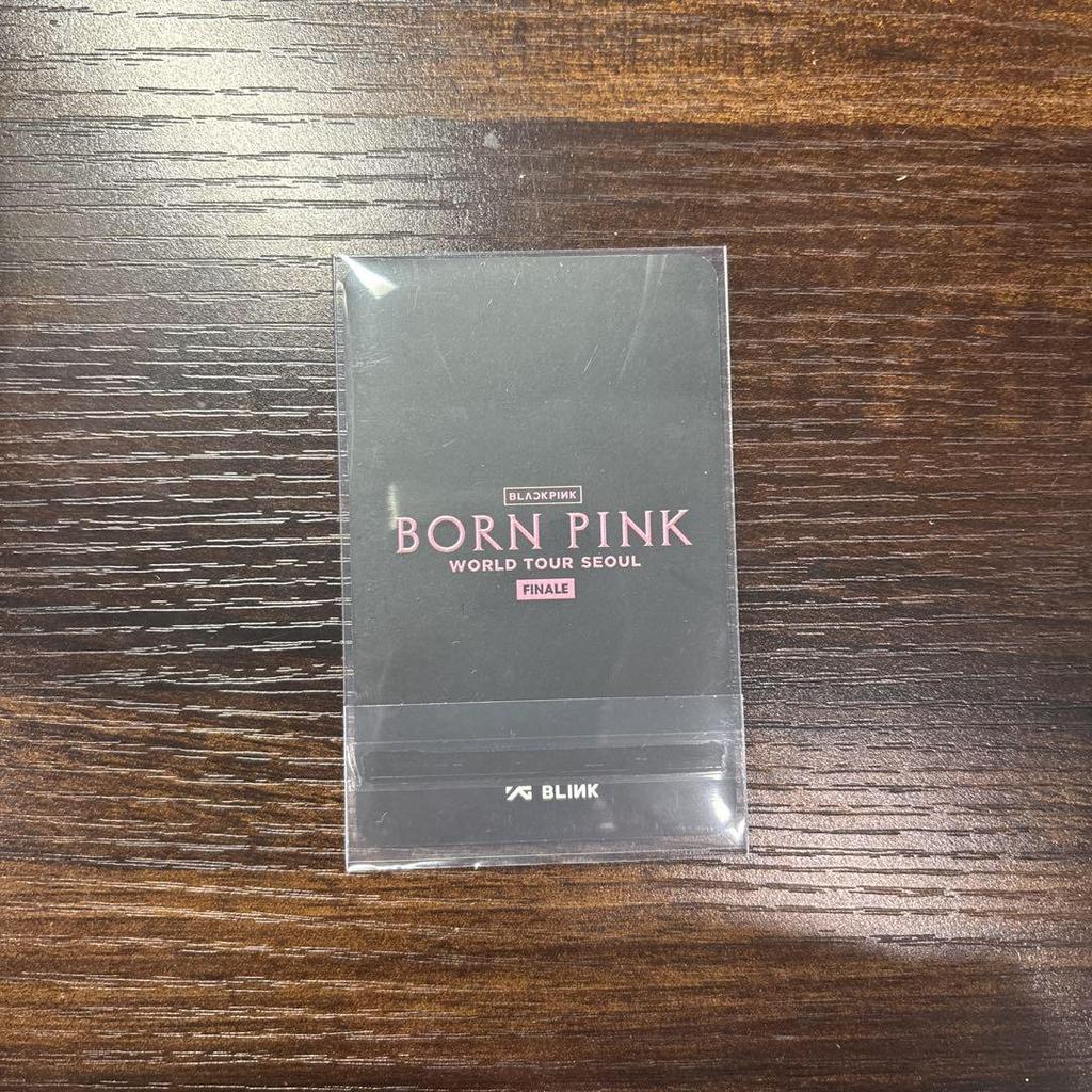 [USED] Blackpink Rosé trading card Seoul concert day 2