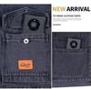 Men's Durable Denim Workwear Jacket for Construction and Welding