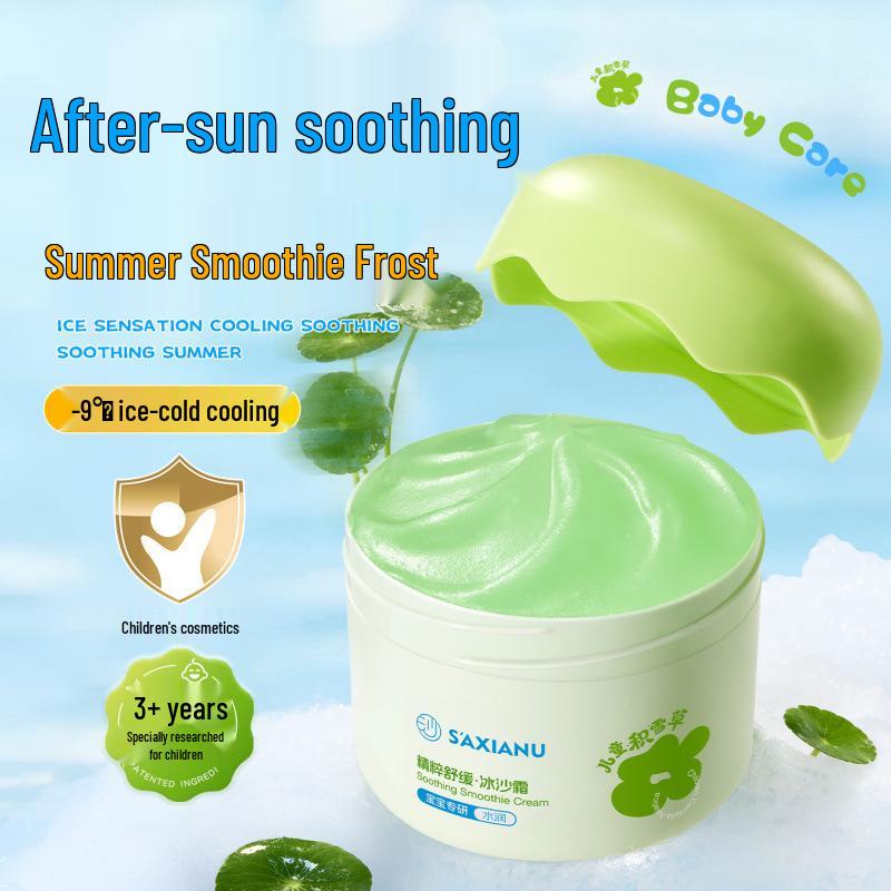 Shaxiannu Çocuklar İçin Centella Yatıştırıcı Dondurma Frost Güneş Yanığı Rahatlatma ve Serinletme