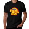 Generisches Satan Loves Me Stoßstangen-T-Shirt T-Shirts Baumwolle 100% T-Shirt Mann Designer T-Shirt