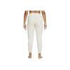 Nike 7/8 Fleece Joggers Solid Color High Waist Drawstring Cuffed Loose Knit Sports Pants Women Joggers White DN0936-105