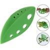 Staccafoglie Erbe 8 Fori, Plastica Dura Foglia Verde, Design 2-in-1, Strumento Sbucciatore, Rasoio per Cavolo Nero, Sbucciatore per Cavolo Nero(2,2 pollici x 4,8 pollici)