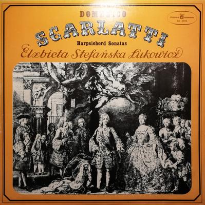 LP Record DOMENICO SCARLATTI ELBIETA STEFA  Harpsichord Sonatas SXL0974 Polskie Nagrani Poland Classical Used