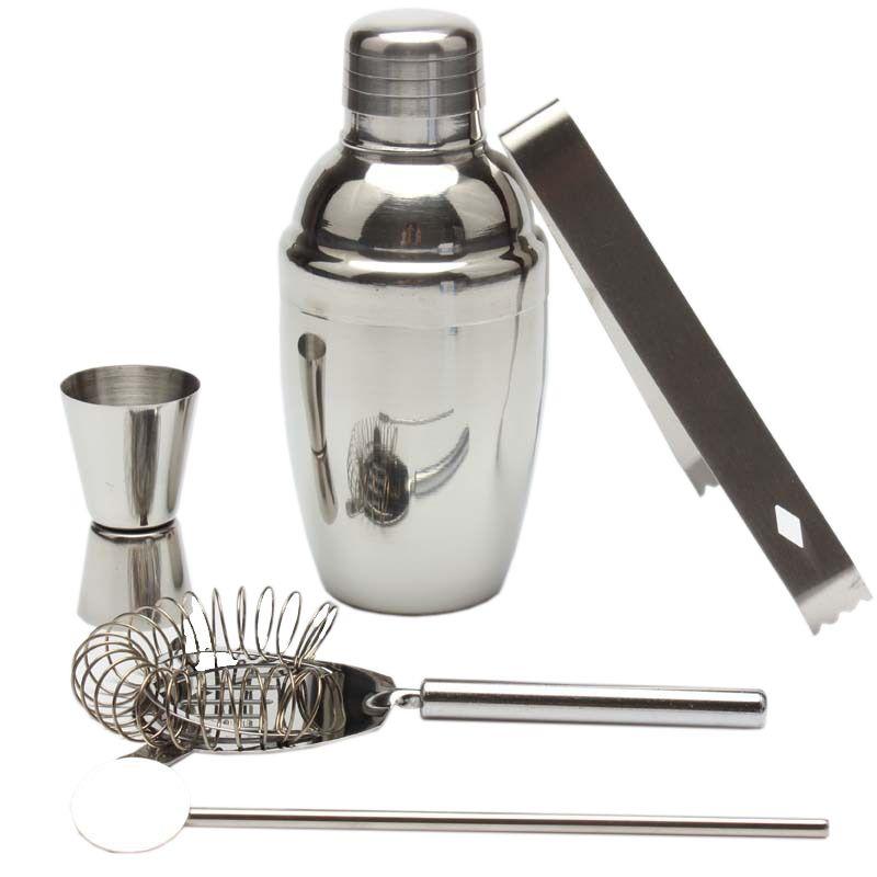 

Сталь Нержавеющая 550 мл Набор для коктейлей Фильтр для вина Коктейльная ложка Щипцы для льда