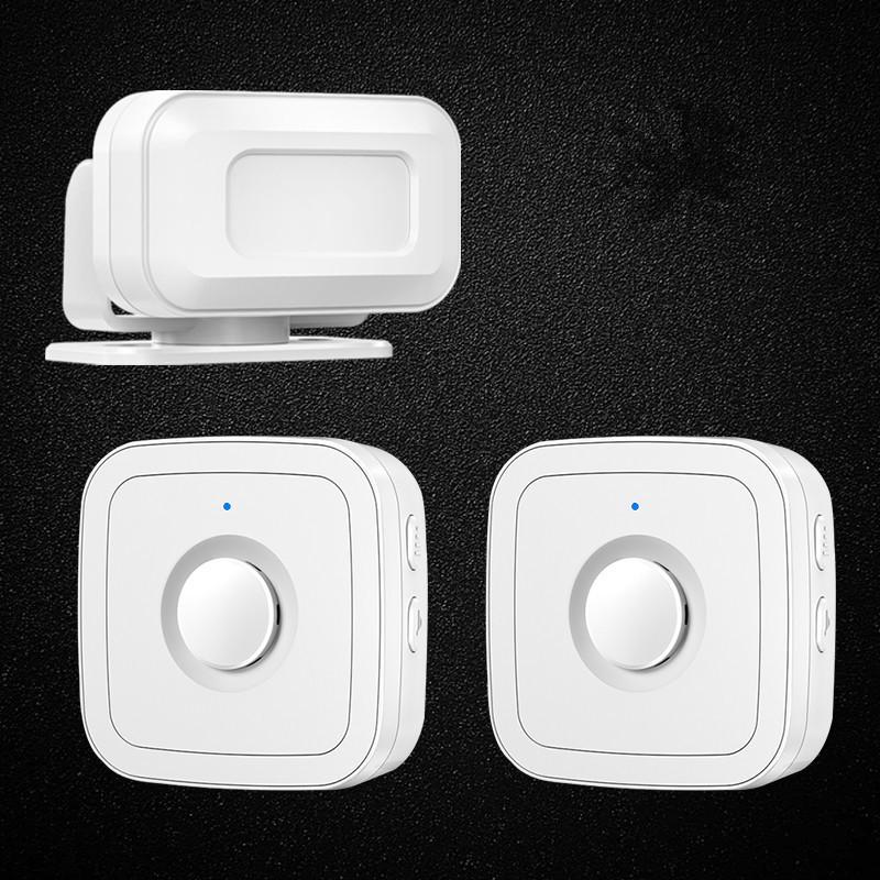 Sensor Entrance Greeter: Doorbell with Split-Type Induction and Voice Prompt белый
