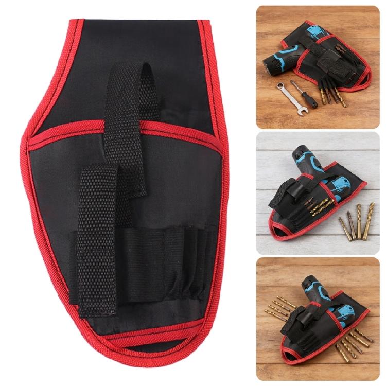 Efficient Storage Pouch for 12V Drills Holsters Multiple Pockets Durability Waterproof Polyester Tool Bag Waist Pack