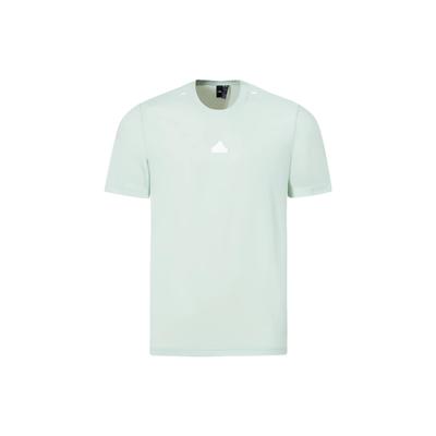 Ct Tee Ss Casual Refrescante Camiseta de Manga Curta Masculina Tops Verde Linho IT4340