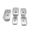 Aluminum Cake Mould Set Of 6 Bread Toast Moulds Cheese Cake Moulds For Baking Durable Nonstick Bakeware Kitchen Essentials
